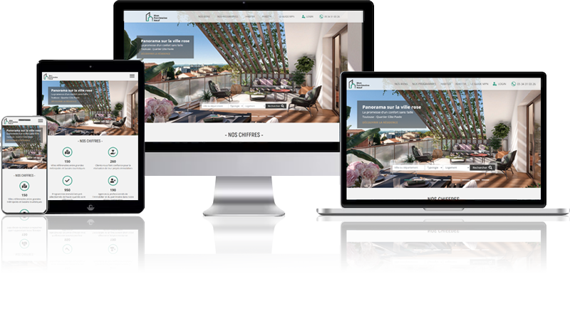 Exemple de création de site internet